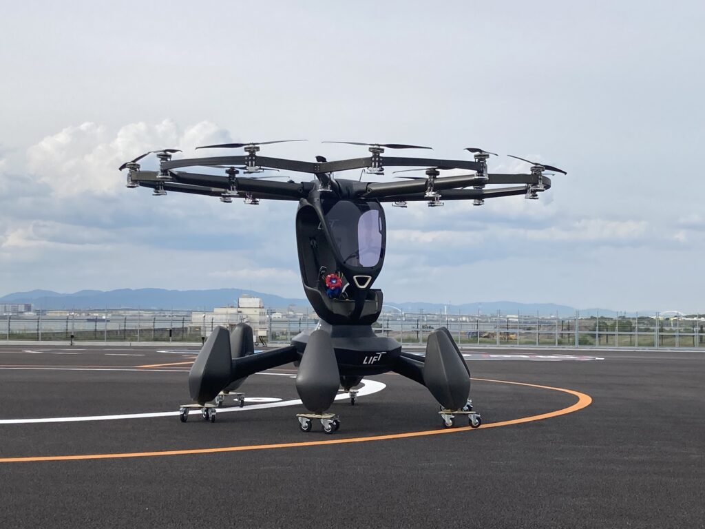 空飛ぶクルマ展示場