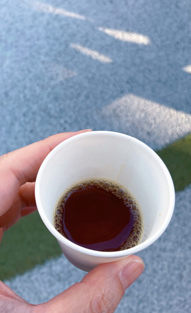 無料コーヒー インドネシアパビリオン