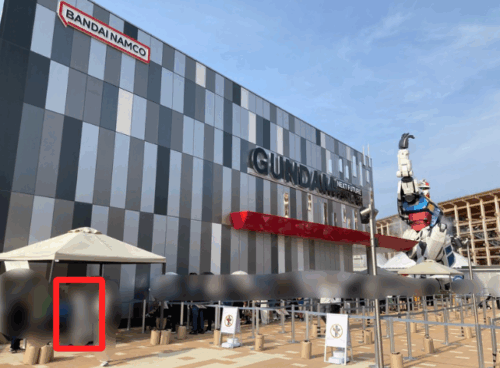 GUNDAM NEXT FUTURE PAVILIONスタンプ設置場所