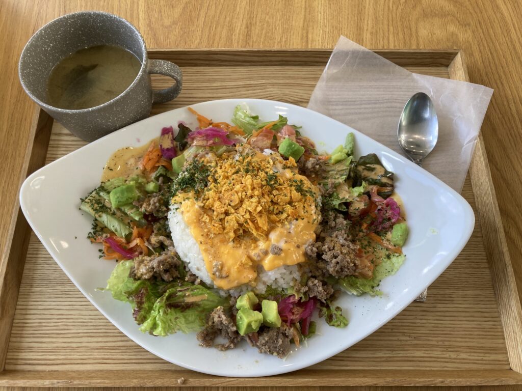 赤目滝で食べたタコライス