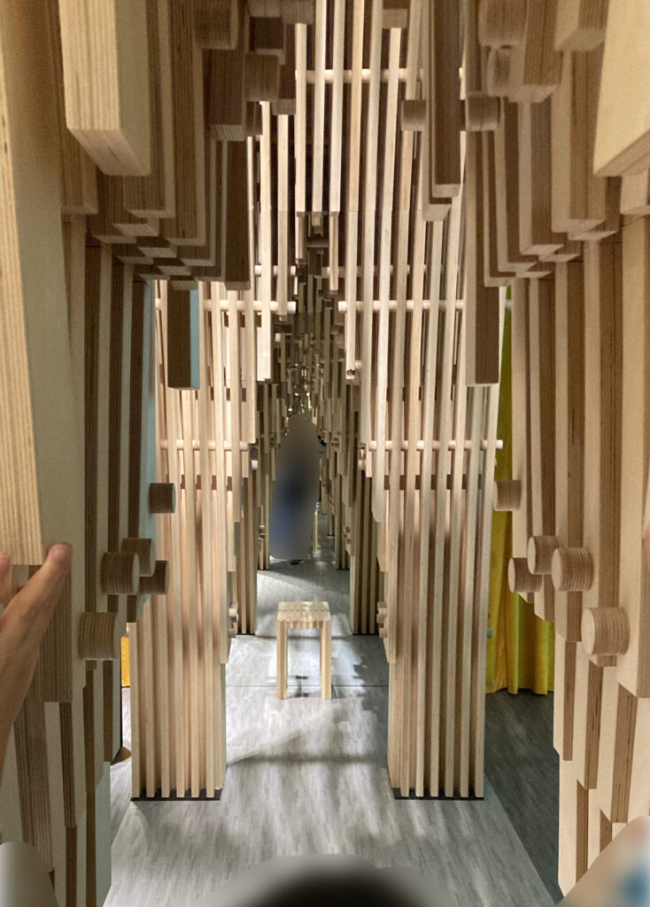 ｺﾓﾝｽﾞF館の合せ鏡
