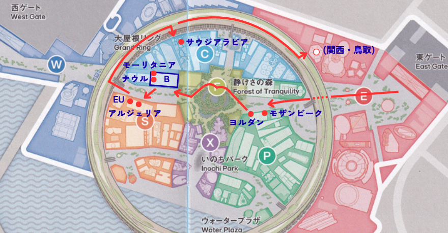 sandquest順路図