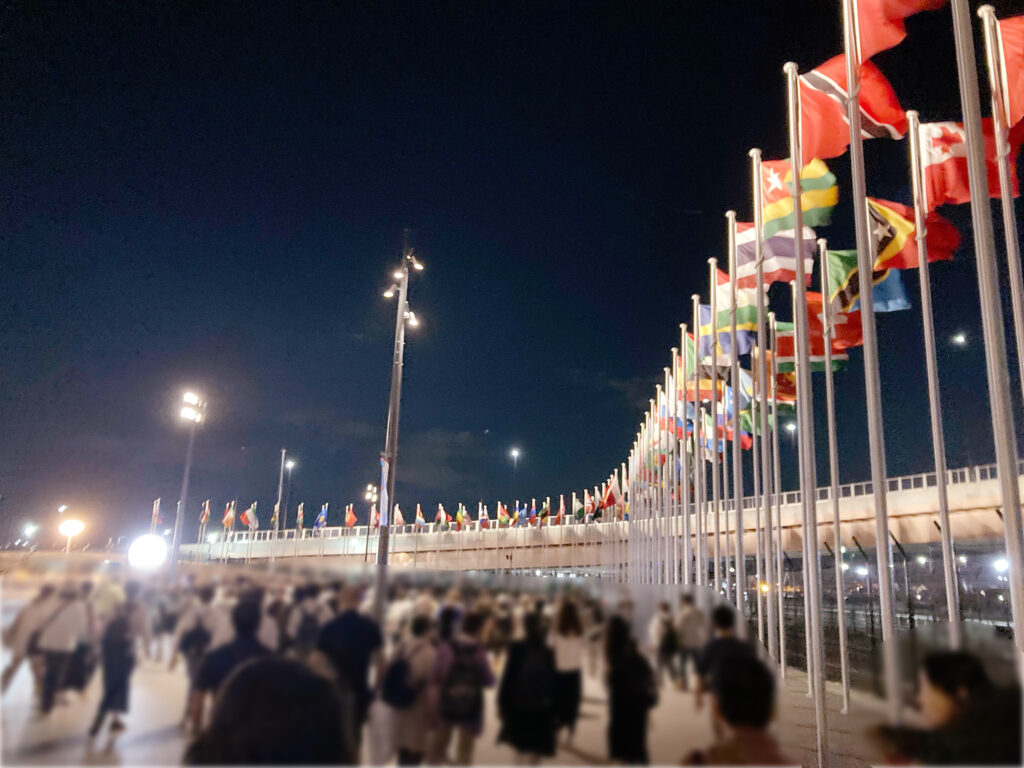 万博東ｹﾞｰﾄより帰宅